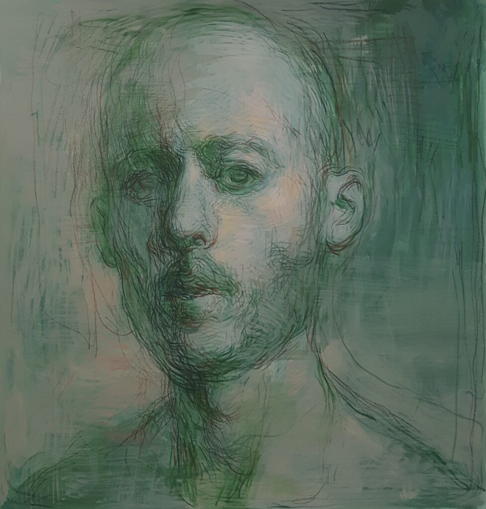 25.5×24.5 kagıt uzerine karısik teknik 2023