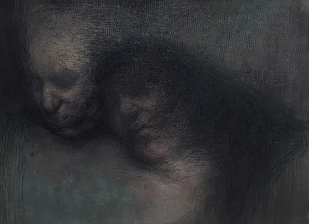 35×48.5cm 2021 tuval üzerine yağlıboya