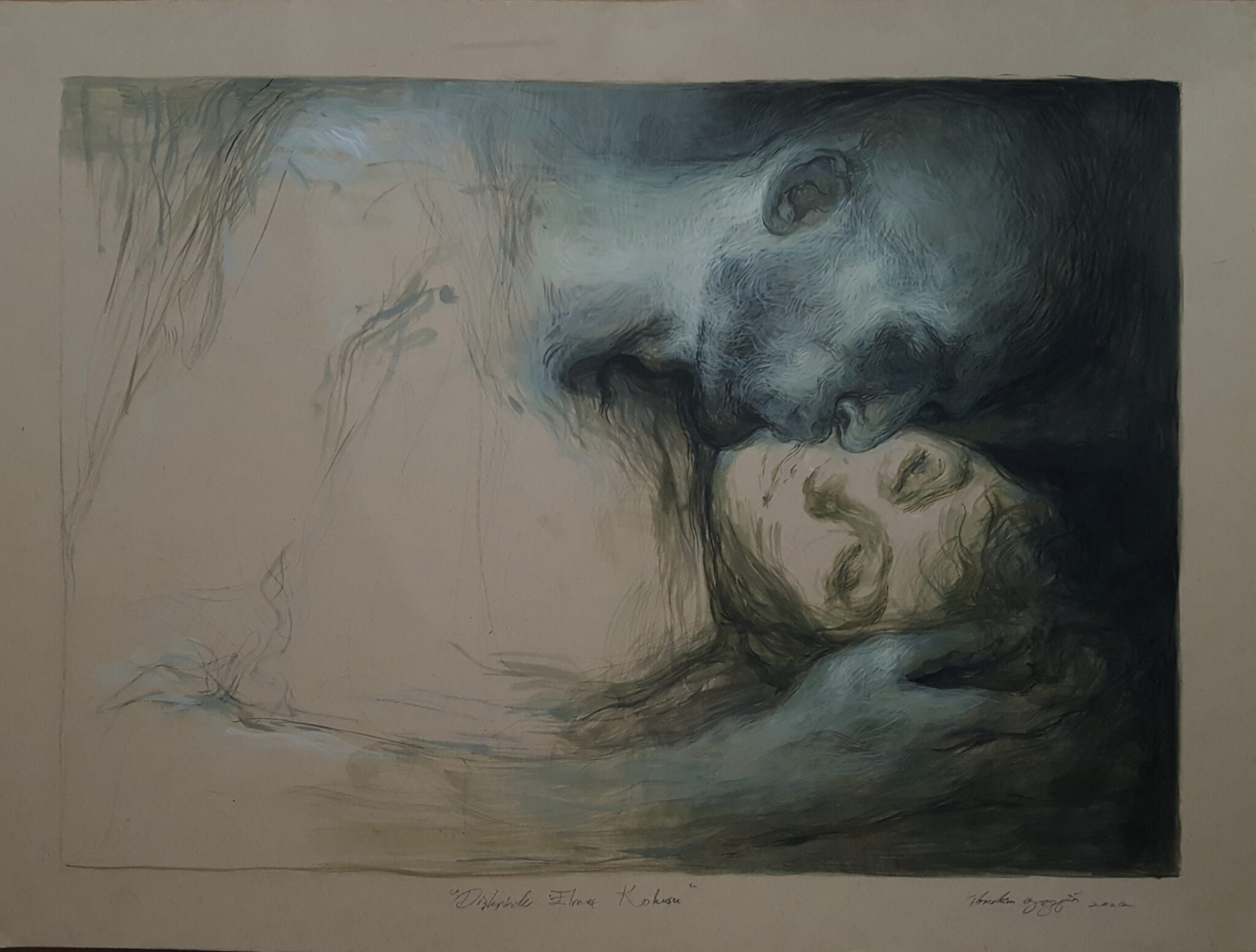 38×51 cm kagit uzerine akrilik 2022