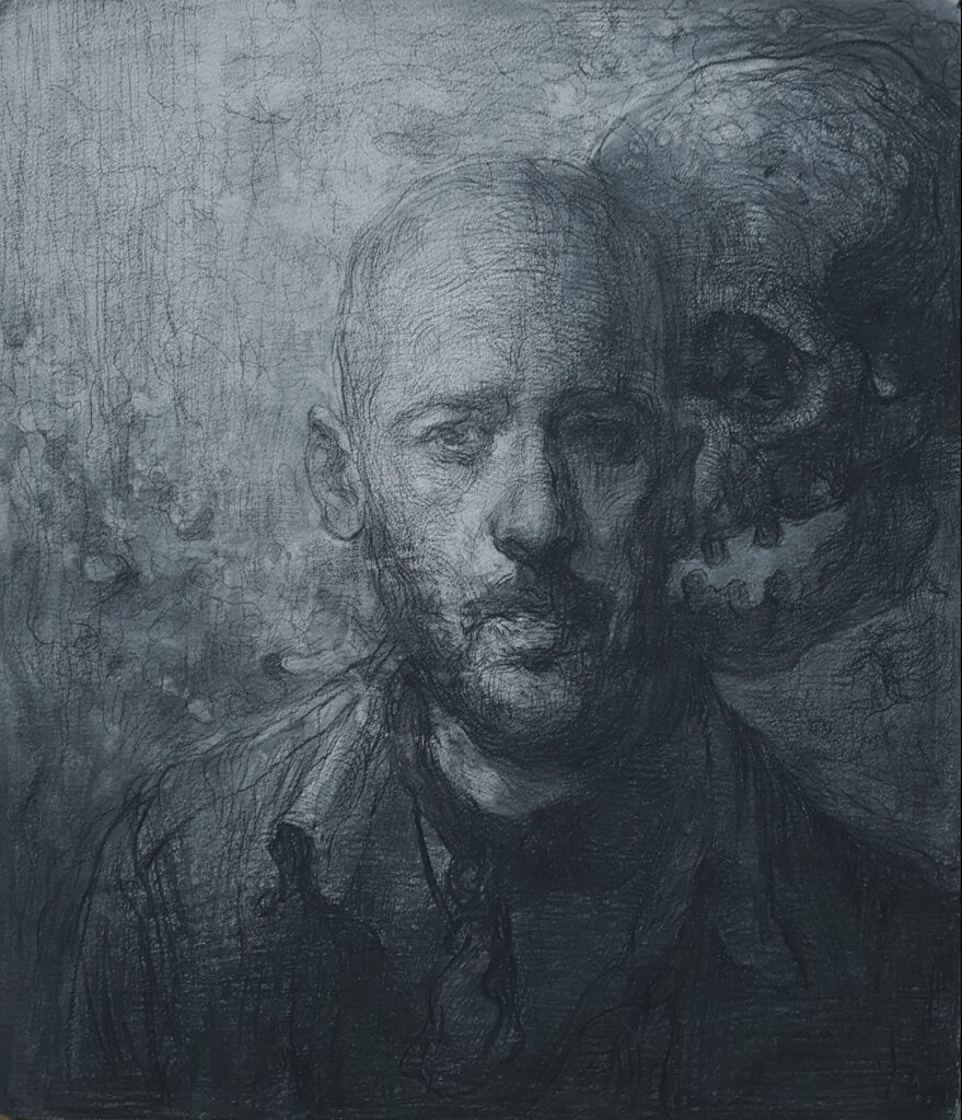 39×34cm 2024 Kagit Uzerine Komur 879x1024