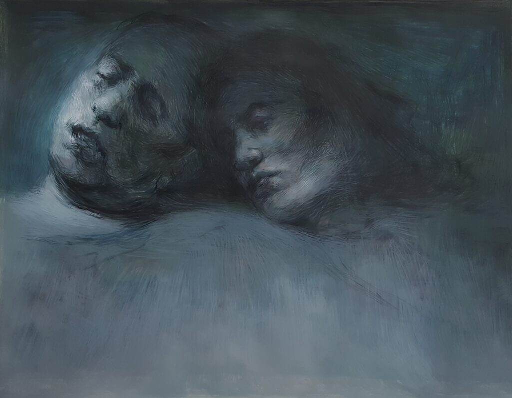 40×50cm 2021 kağıt üzerine akrilik boya