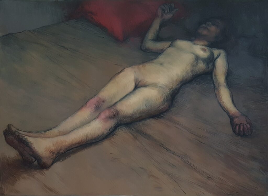 43×57.5cm kağıt üzerine karışık teknik 2020