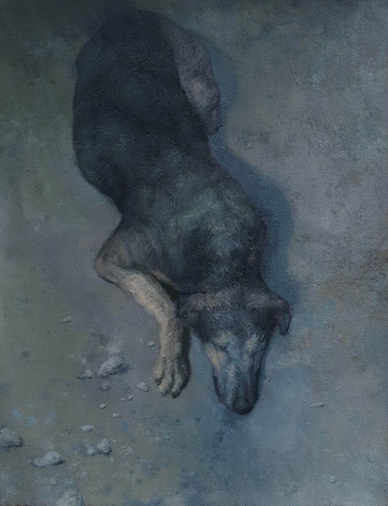 45×35cm 2022 tuval üzerine yağlıboya..