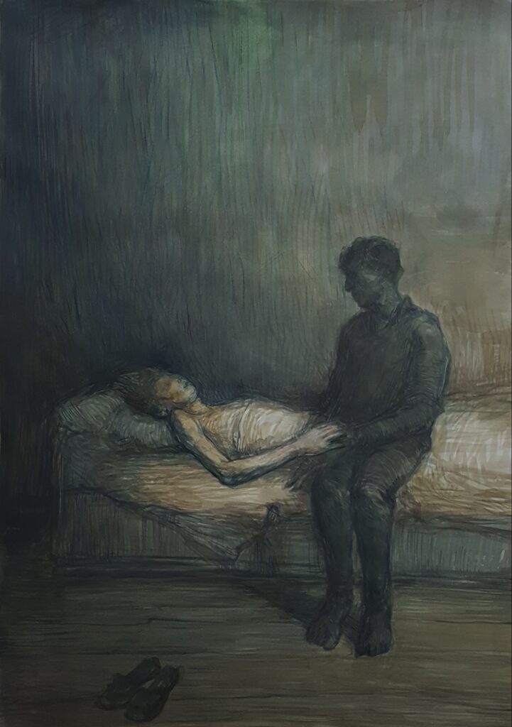 49.5×35.2cm 2019 kağıt üzerine suluboya