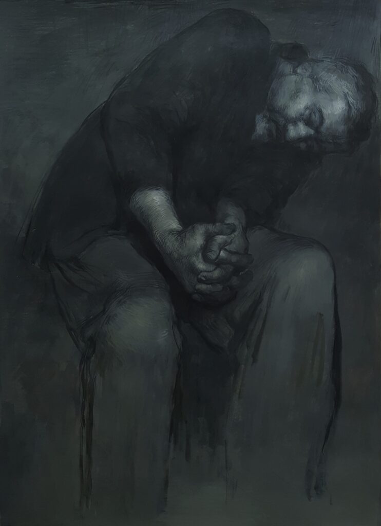 55.3×41cm 2020 kağıt üzerine akrilik boya